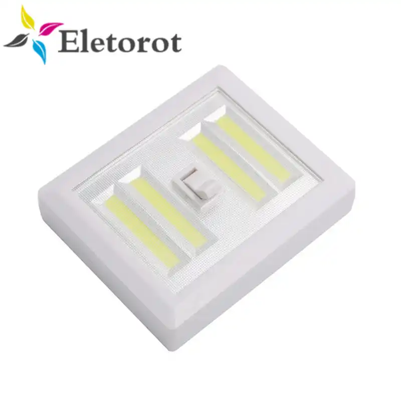 Magnetic 4 Cob Led Cordless Light Switch Wall Night Lights
