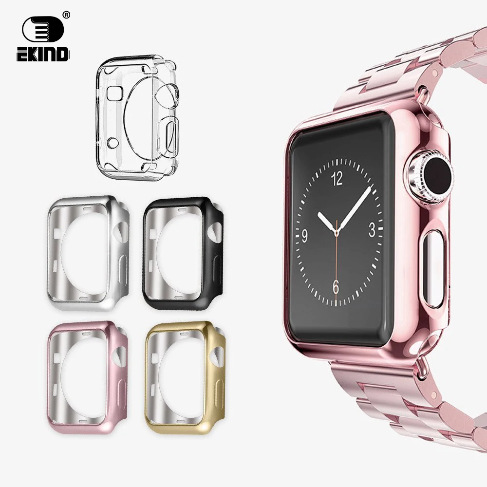 Для Apple Watch Series 2/3 TPU устойчивый к царапинам гибкий мягкий чехол тонкий легкий