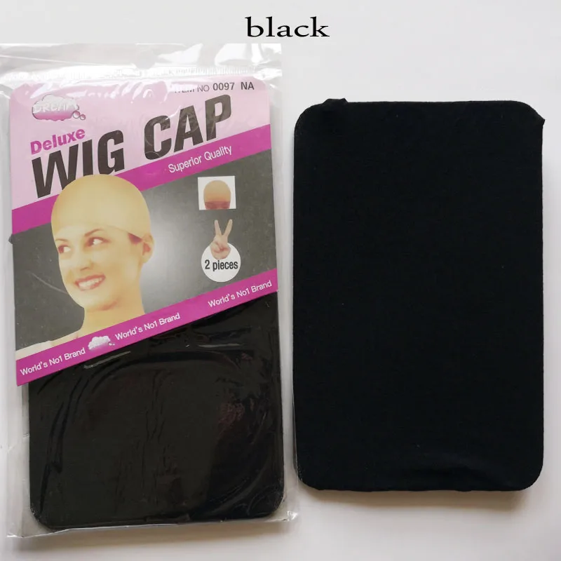 Bonnet de perruque en maille extensible à la mode, filets à cheveux extensibles, noir, marron, beige, 10 pièces, 5 sacs