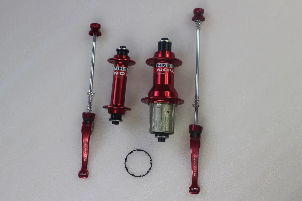 Novatec road hubs