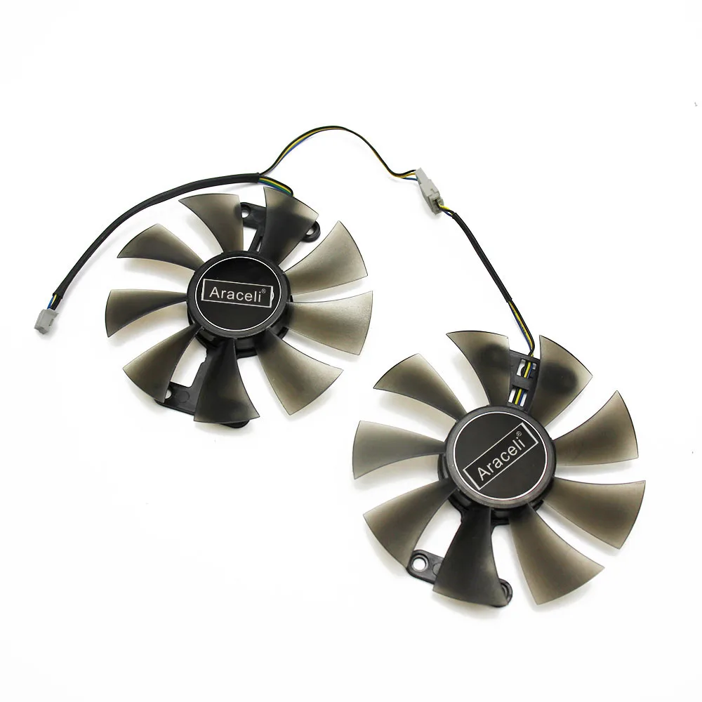 2pcs/set GA91S2H GTX 1060 EXOC 3GB GPU Cooler Fan For KFA2 GALAXY GeForce GTX1060 EXOC 6GB GeForce GTX1060 VGA Cards Cooling Fan