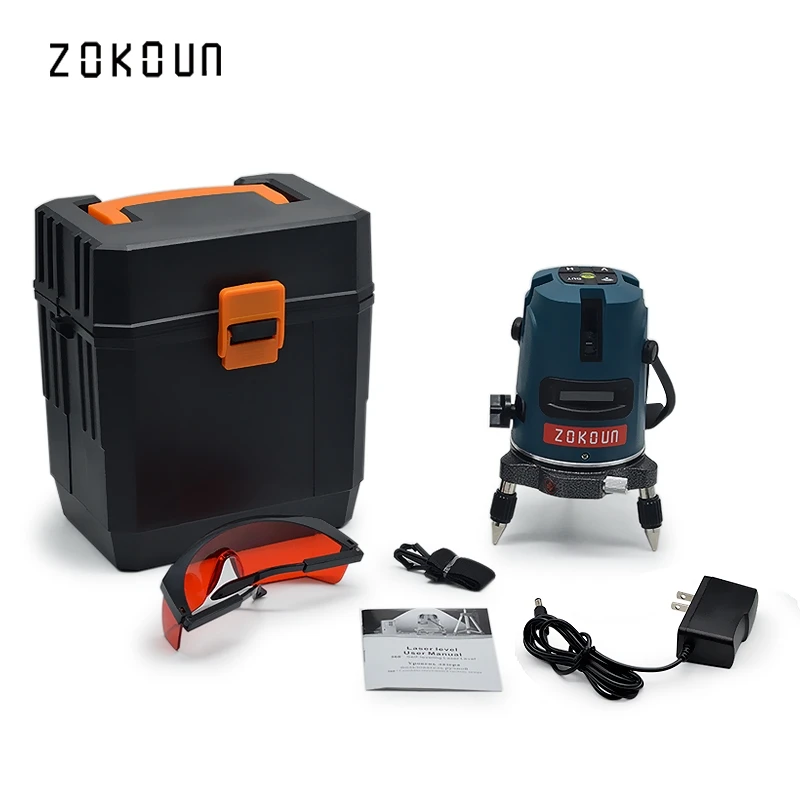 

US plug Zokoun beautiful auto leveling 360 degree rotary tilt slash could work with laser receiver construction level
