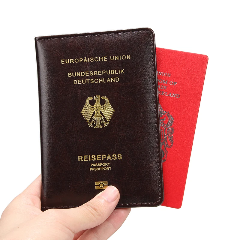 DIKEDAKU немецкий чехол для паспорта унисекс модный из искусственной кожи кредитных