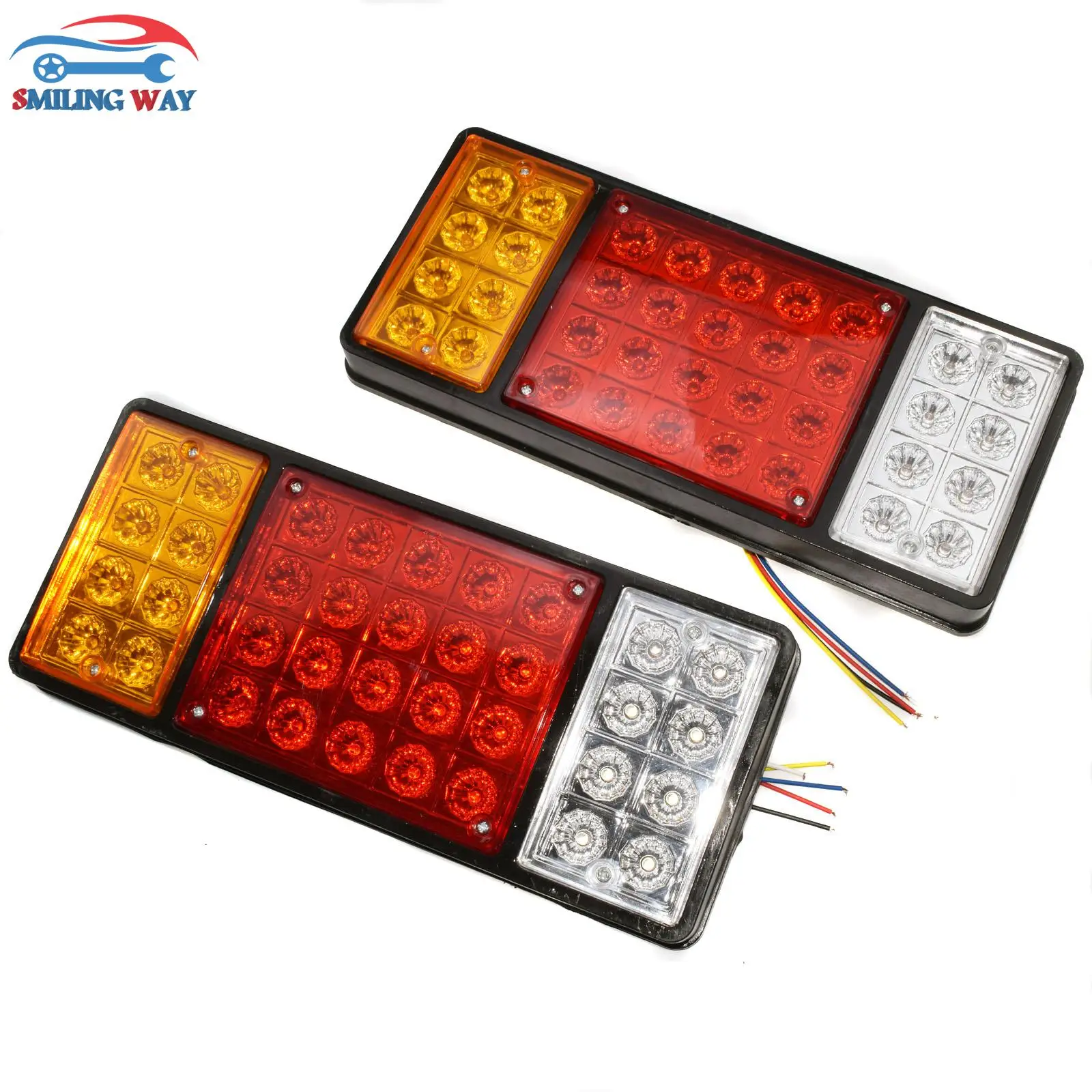 

SMILING WAY# 36-LED Tail Indicator Reversing Turning Light For Jeep Cherokee Patriot Compass Trailer Truck Ute Boat Caravan Car