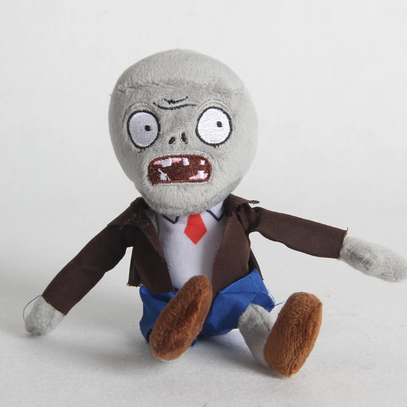 1pcs 18CM Plants vs Zombies Plush Toys Pendant PVZ Zombies Plush Key chain Toy for Children Kids Gifts Household Toys