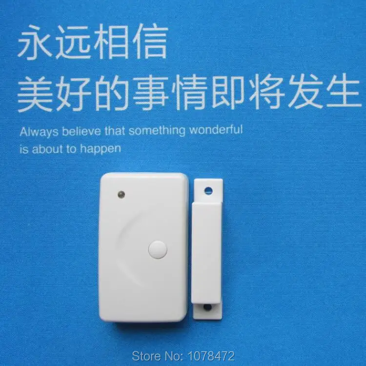 

4 PCS door magnetic sensor,433/315MHZ 2262,EV1527 door/window magnet detector good door contact for home security alarm system