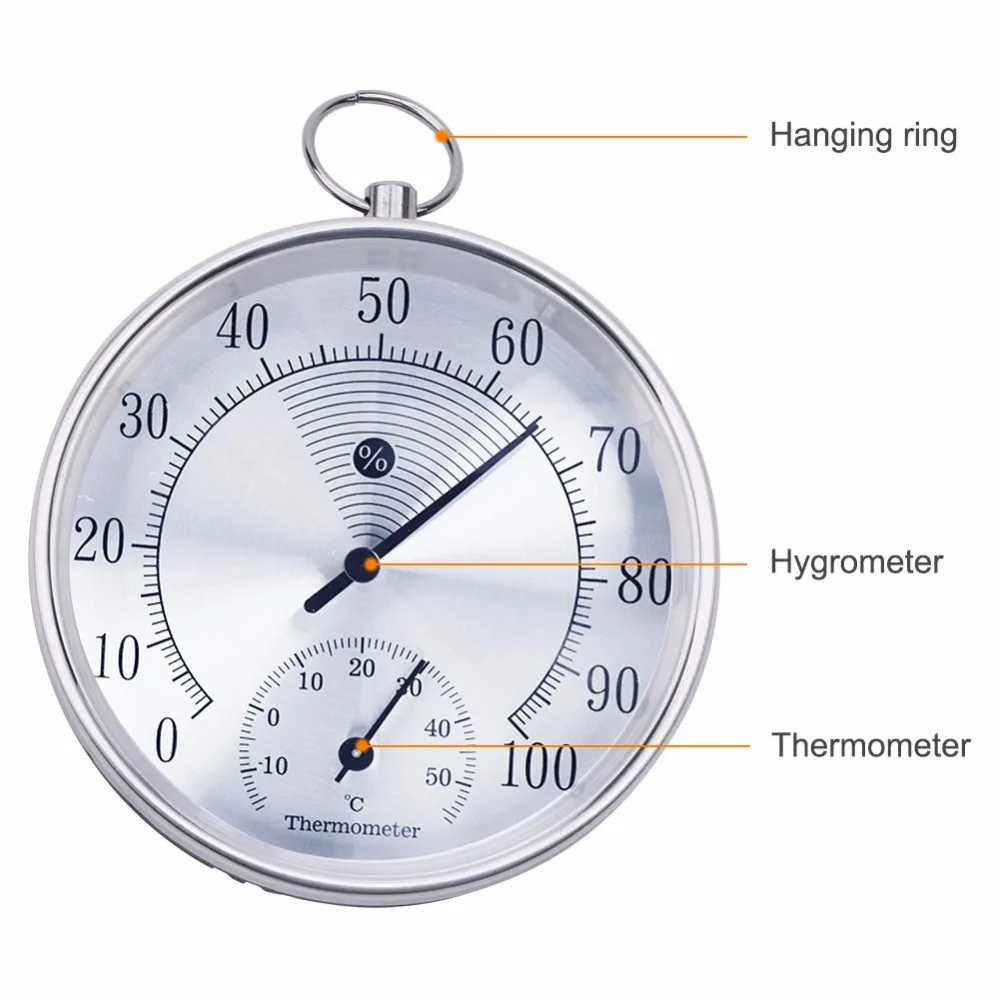 HT9100-10CM Крытый Открытый термометр гигрометр Измеритель температуры Новое поступление высокое качество