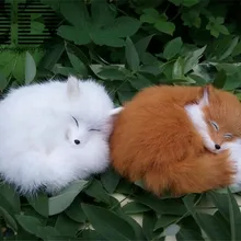 Лежа кукла Лис Игрушка реквизит, мебель статьи, детей Speical подарок, новорожденных фон фотографии лиса кукла реквизит