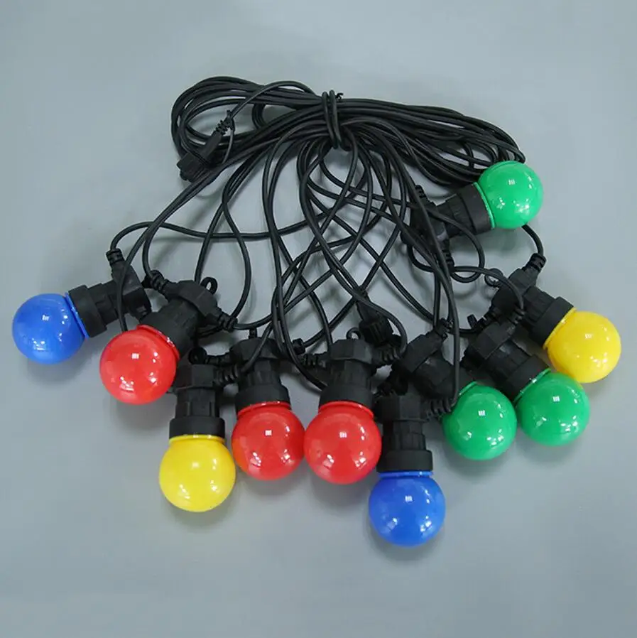 Multicolor Bulbs Thrisdar, 8 м, 13 м, 18 м, G50, глобус, шар, фестон, светодиодный светильник-Гирлянда для наружного Патио, двора, перголы, кафе, беседки, бистро, гирлянда, светильник - Испускаемый цвет: Multicolor Bulbs