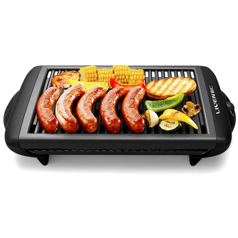 220V Electric Barbecue Griddle Non stick BBQ Grill Electric Roasting