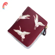 Кожаный маленький кошелек для женщин, роскошный бренд, известные мини женские кошельки, кошельки, женские короткие портмоне на молнии, кошелек, держатель для кредитных карт