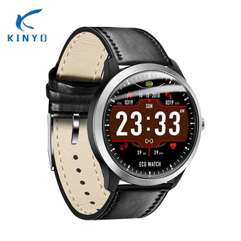 

All day heart rate ECG smart watch waterproof wristwatch men women health tracker long standby intelligent clock pk kw88h dz09