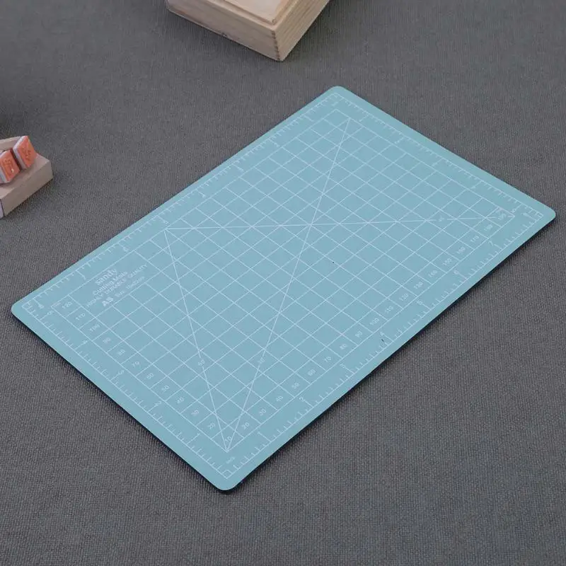 2018 Новый A5 ремесло для резки коврик ПВХ Office для дома Бумага DIY инструмента линии сетки Пластик Cut Pad плиты школьные принадлежности