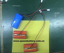 1S2P 3.6 v 3.7 v 18650 GA akumulator litowo-jonowy 6900 mAh 7000 mah z PCB (3-8A) z 22AWG