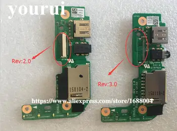 

original For asus X555L X555LD USB AUDIO CARD READER BOARD X555LD_IO REV:2.0 Or Rev:3.0