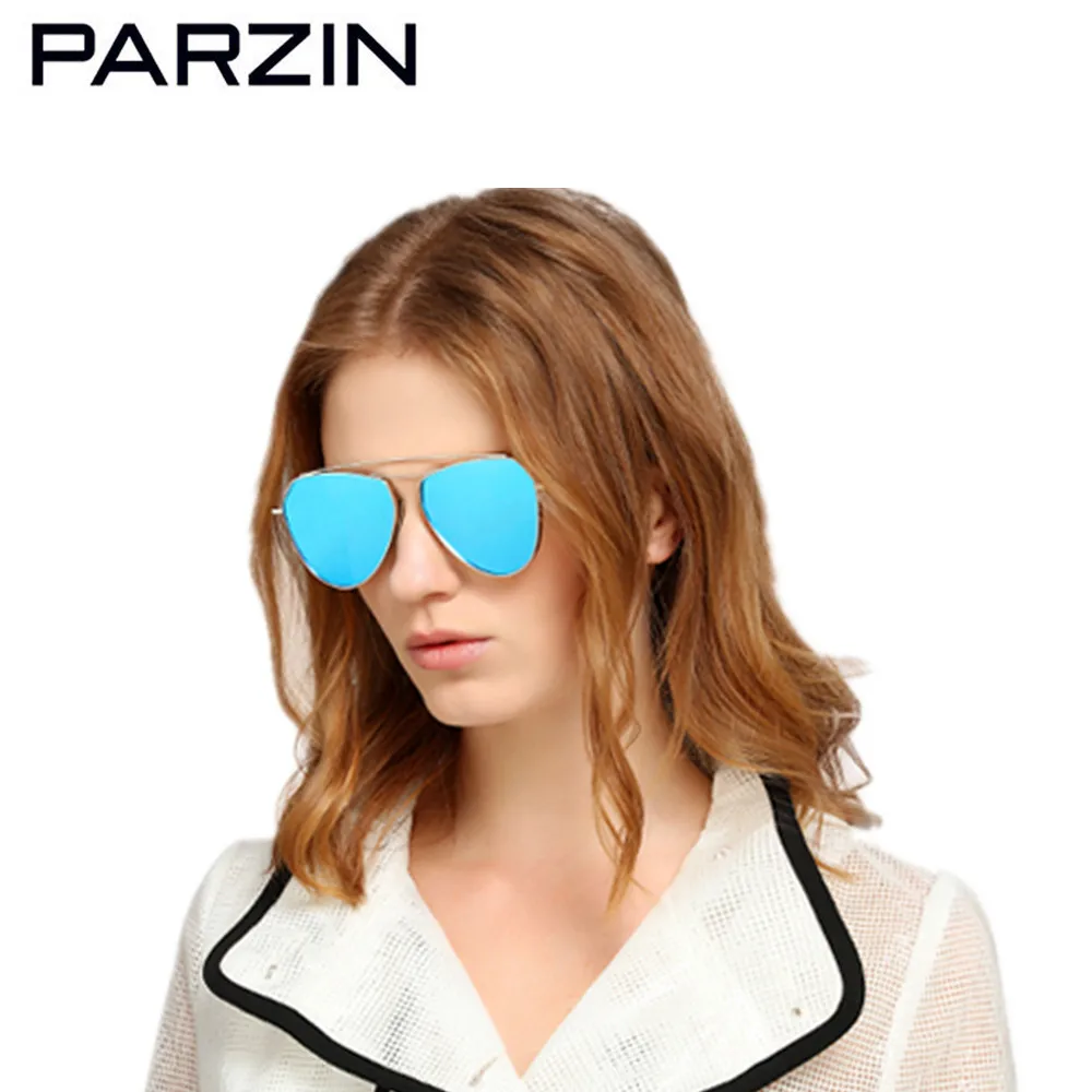 

PARZIN Polarized Sunglasses Women Vintage Pilot Female Driving Sun Glasses UV 400 Ladies Shade With Original Case 9735