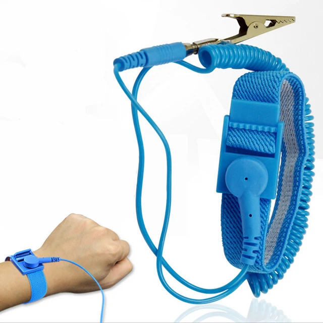 Anti Static Wrist Strap Elastic Band with Clip for Sensitive Electronics Repair Work Toolsin