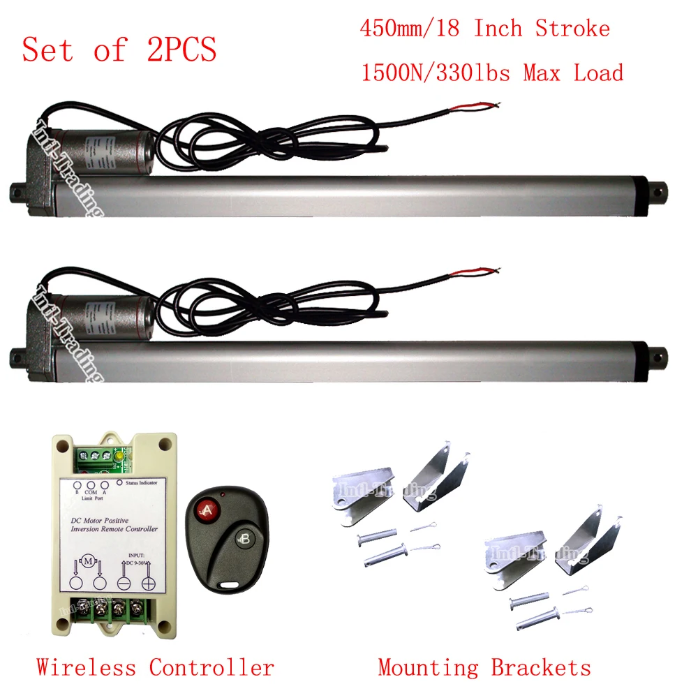 Buy 2 Linear Actuators W/ Wireless Remote Control Kit