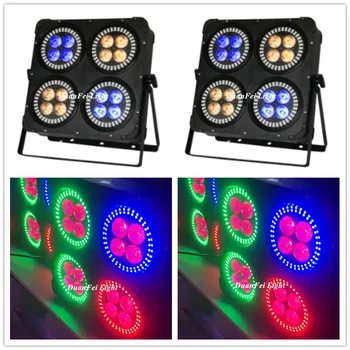 

4pieces 16x12w led wash light blinder led rgbwa uv stage washer 4 windows dmx disco blinder led rgbwa uv