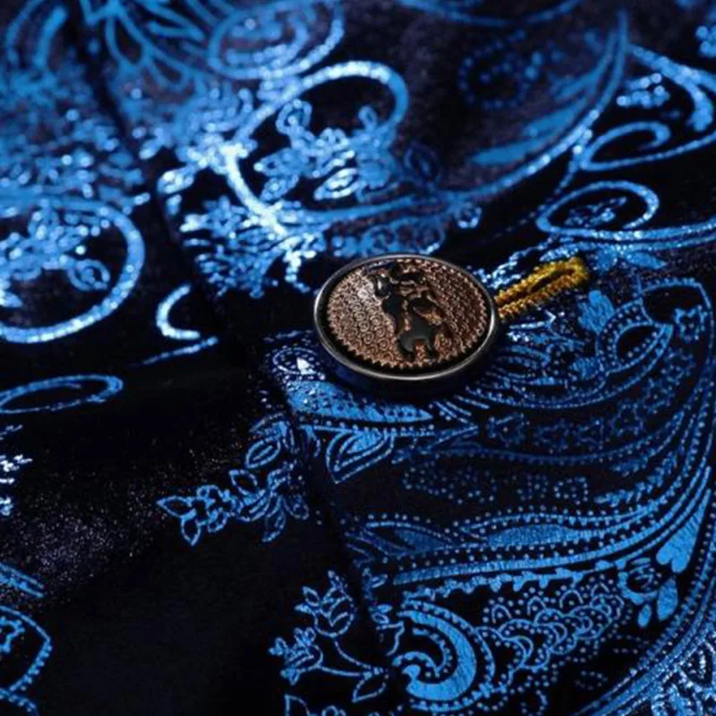 PAULKONTE Pattern Printing Mostly Male Dress Jacket Business Casual Suit Jacket Simple Slim Fit Male Blazer Classic Men's Jacket PAULKONTE Pattern Printing Mostly Male Dress Jacket Business Casual Suit Jacket Simple Slim Fit Male Blazer Classic Men's Jacket