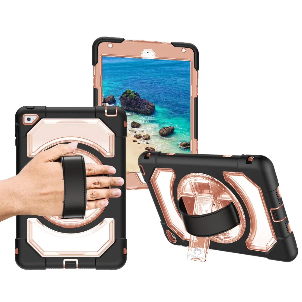 Miesherk for iPad Mini 4 High Impact Resistant Case Waterproof 360 Rotating Hand Strap and Hidden Kickstand Protector for iPad Miesherk for iPad Mini 4 High Impact Resistant Case Waterproof 360 Rotating Hand Strap and Hidden Kickstand Protector for iPad