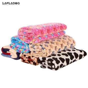 

100x80cm Breathable Dog Rest Blanket Stars Print Fleece 3 Size Pet Pad Suit For Small Medium Big Dogs Mats Puppy Bed Sofa ZL394