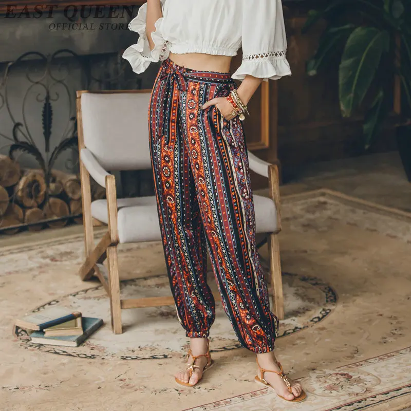 Брюки Hippie женские летние пляжные мексиканские брюки KK2239 Y|Брюки| |