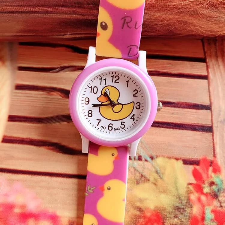 Милые брендовые новые кварцевые часы с героями мультфильмов для детей, девочек и мальчиков, повседневные модные наручные часы с браслетом