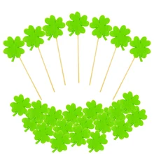 20 шт./компл. прекрасный четыре листья кекс топперы торт DIY Аксессуары Свадебная вечеринка Сувениры принадлежности для декора