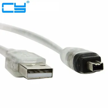 

USB Male to Firewire IEEE 1394 4 Pin Male iLink Adapter Cord firewire 1394 Cable for SONY DCR-TRV75E DV