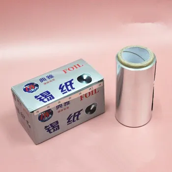 

1 Roll Tin foil Aluminum Paper Foil Thick Hairdressing Nail Art Tips Hair Standard Remover UV Gel Wraps Polish Remove
