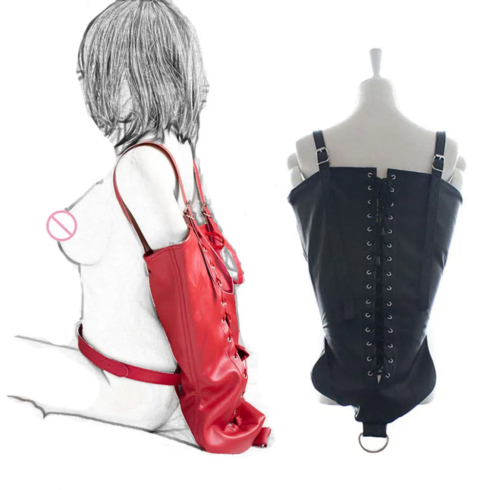 CamaTech искусственная кожа обтягивающая перчатка для БДСМ набор бондажа взрослых