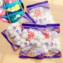 Nouveau 20 pièces/sac Naturel Naphtaline Anti-moisissure Anti-Mites Boule De Camphre Antiparasitaires Armoire Tiroir Désodorisant