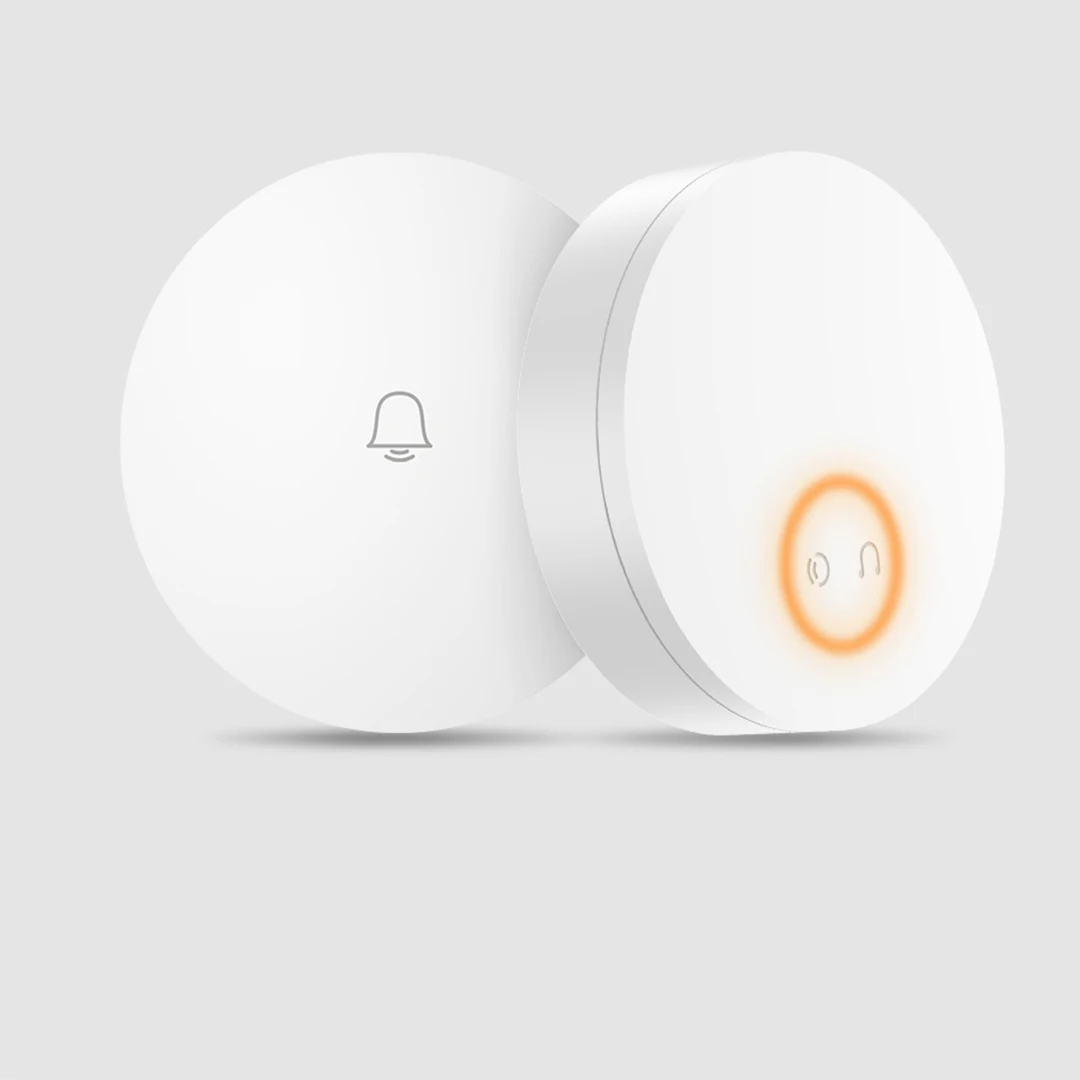 Xiaomi Mijia Linptech WIFI Self-power-generating Wireless Doorbell Work with Mijia APP Smart Control Memory Function AC 110-240V