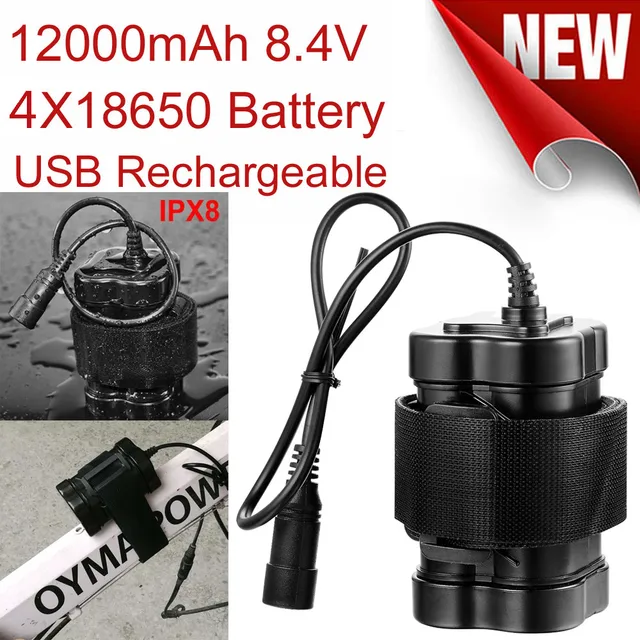 Special Price 8.4V USB Rechargeable 12000mAh 6X18650 Battery Pack For Bicycle light Bike Torch Bicycle Accessories Bike Flashlight Headlamp Special Price 8.4V USB Rechargeable 12000mAh 6X18650 Battery Pack For Bicycle light Bike Torch Bicycle Accessories Bike Flashlight Headlamp