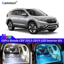 KAMMURI 10X Free error LED Bianco Interni di Luce Cornici e articoli da esposizione Kit per 2013-2016 2017 2018 2019 Honda CRV CR-V LED per Interni