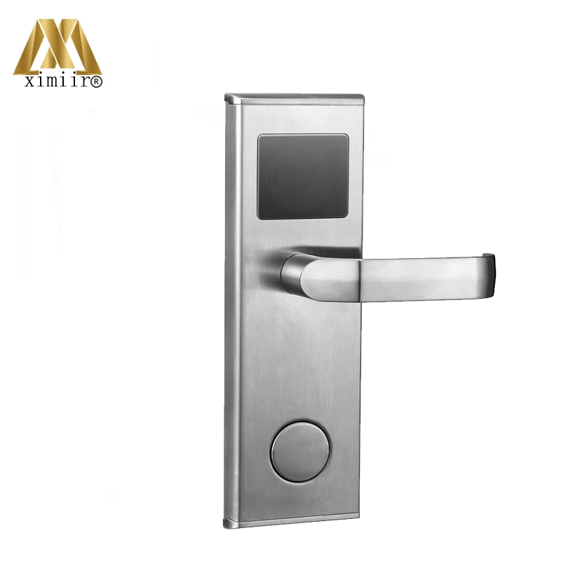 

Good Quality Electronic Home Door Lock System Swipe Card Stainless Steel Smart Hotel Door Lock With RFID Card HM-201