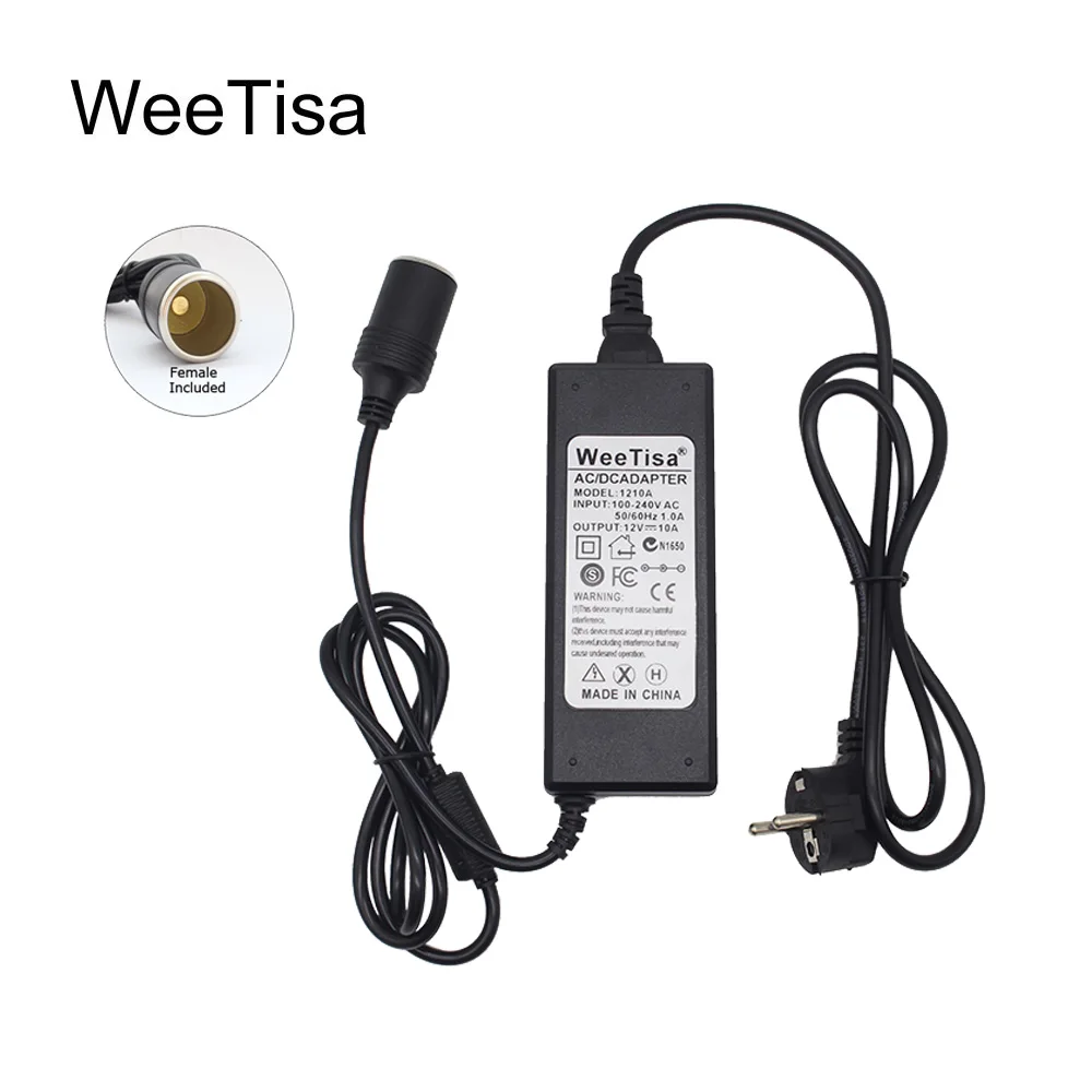 

Car Cigarette Lighter Power Adapter AC 110V 220V to DC 12V 5A 6A 10A LED Driver Converter Car Cigaret Power Supply Transformer