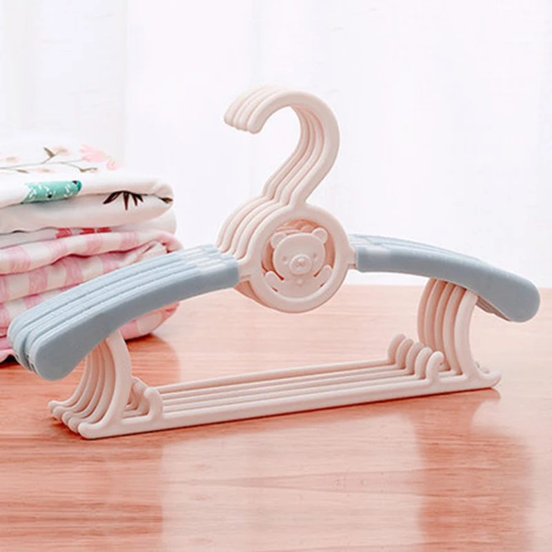 

28.5 cm 10 pcs/lot Adjustable Baby Child Clothes Hangers Anti-slip New-born Baby Coat Rack Kids' Clothing Rack Clothes Stores