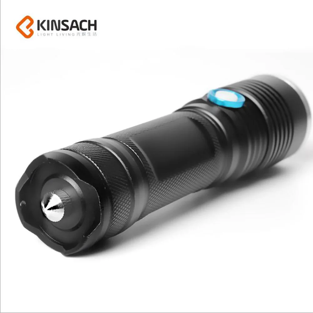 

Aluminum Alloy Outdoor Camping Rechargeable Zoom Focus Multifunctional Emergency Hammer Torches Flashlight KS-818-