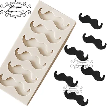 

Yueyue Sugarcraft Man Beard silicone mold fondant mold cake decorating tools chocolate gumpaste mold