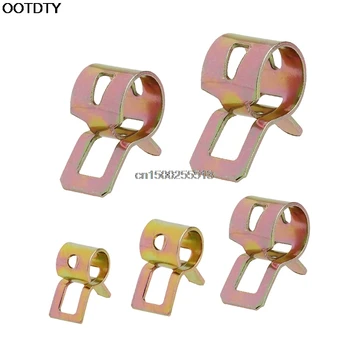 Günstig 50 Pcs 5/6/7/8/9mm Frühling Clip Kraftstoff Linie Schlauch Wasser Rohr Luft Rohr Klemmen Verschluss