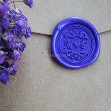 Настроить двойное имя 2 инициалов именной, буква штамп/уплотнение воск/Свадебный Воск печать пользовательские приглашения конверт