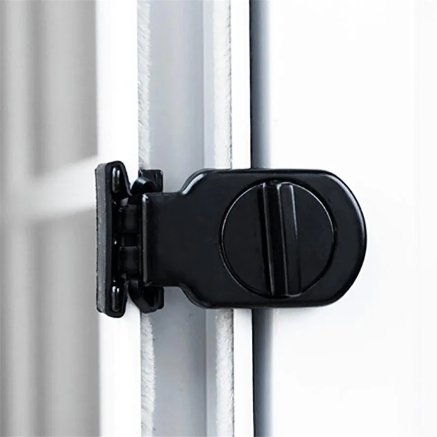 

New Window Security Lock 1PC Baby Safety Protection Anti-theft Sliding Doors Window Security Lock Furniture accessories 35