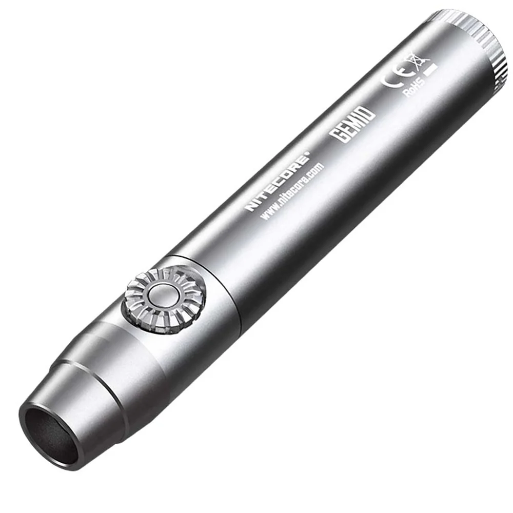 Античный нефритовый светильник NITECORE GEM10 светодиодный CREE с идентификацией