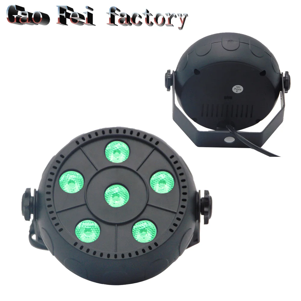 

High quality 6 led par stage light 36W LED RGBW 512 8CH mini par led lighting for Club Dj show Home party Ballroom Bands