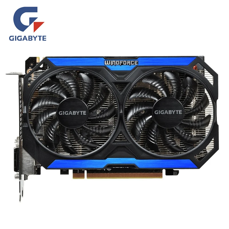 Оригинальная графическая карта GIGABYTE Geforce GTX 960 2 Гб 128 бит GDDR5 видеокарта для nVIDIA Map