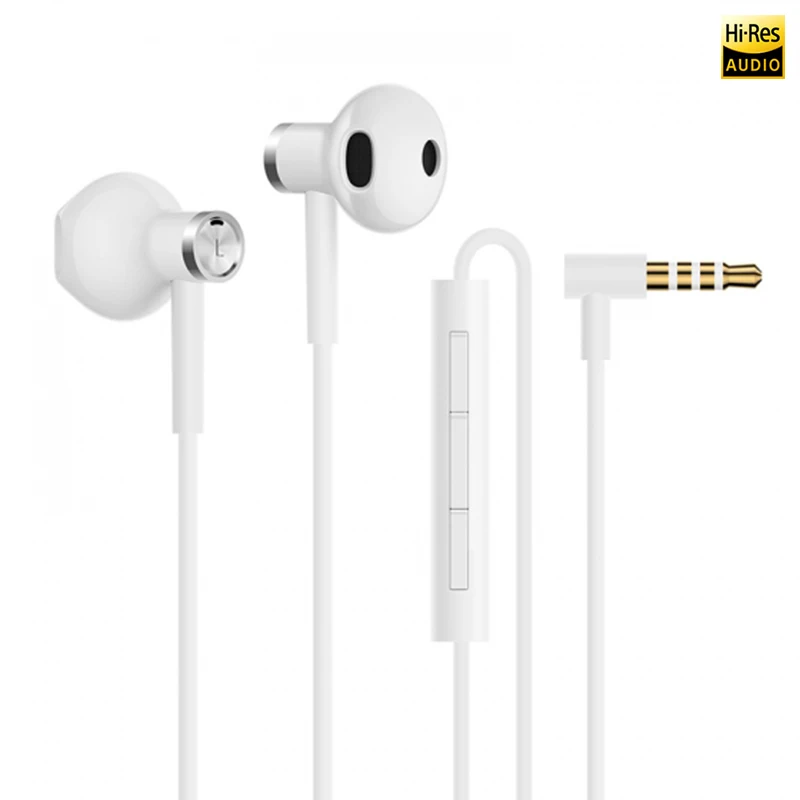Billig Original Xiaomi Hybrid DC Dual Driver Half In ohr Kopfhörer Keramik Horn MEMS Mikrofon Draht Control Ohr Handys Für Xiaomi Telefon