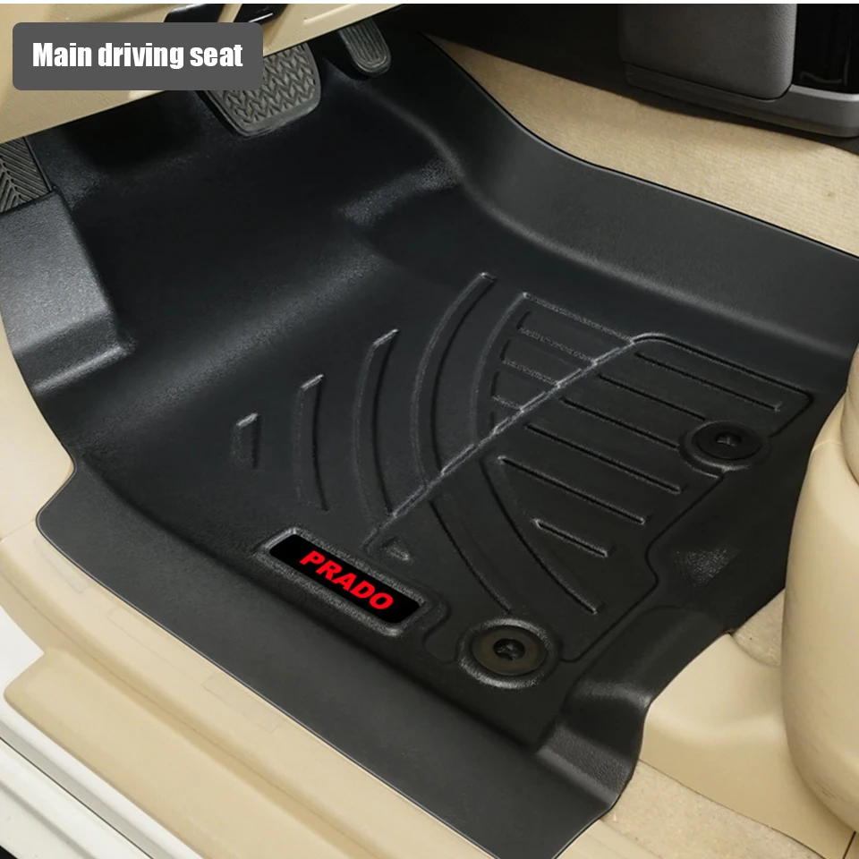 Новые TPE пользовательские автомобильные коврики для Toyota land cruiser Prado 5-Seats колодки автомобильный Автомобильный коврик аксессуары для укладки