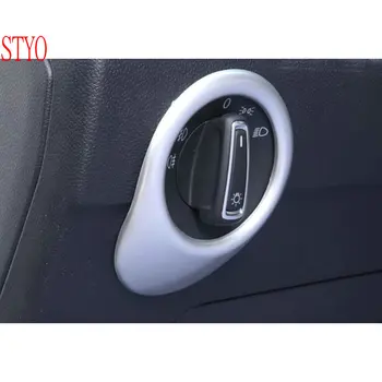 

STYO Car ABS Head Lamp Light Switch Cover Headligt Control Protective Trim For LHD VW T-ROC 2018